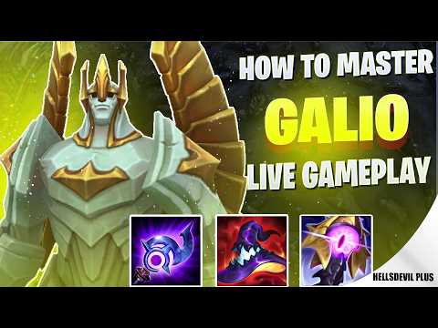 How To MASTER Galio FULL AP! - Wild Rift HellsDevil Plus Gameplay