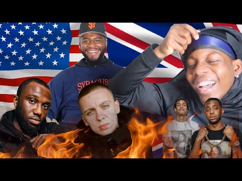 Americans/Africans React to UK RAP/DRILL music pt 7 Ft Headie one, Aitch & D block europe