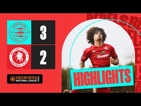 WHITE BRACE SETS UP WIN | Highlights | Worthing 3-2 Welling United