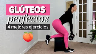 4 Mejores Ejercicios para GLÚTEOS | aumenta masa muscular RÁPIDO