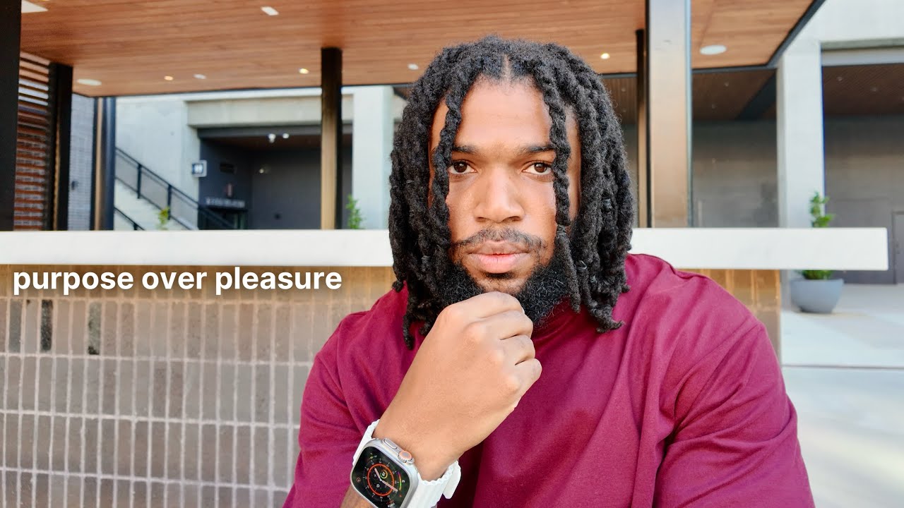 a weak man prioritizes pleasure over purpose