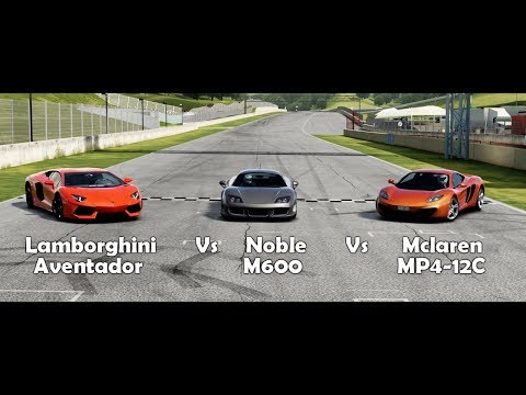 Forza Motorsport 4 Battle - THE FINAL! Aventador Vs Noble Vs Mclaren