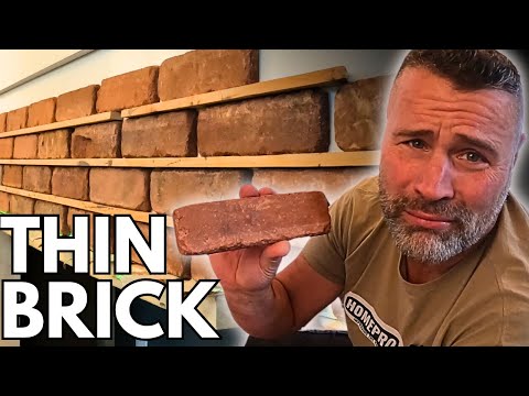 How to Lay Thin Brick Like A PRO! #homeprohero