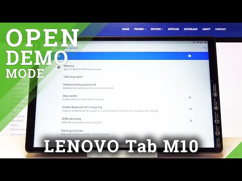How to Enable Demo Mode in LENOVO Tab M10 – Activate Floor Settings