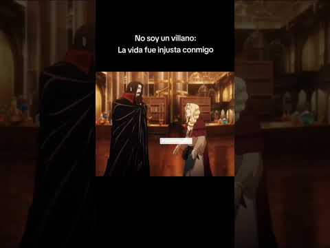 Yo no era malo, el mundo me hizo así #castlevania #netflix #series #dracula #halloween #anime #love