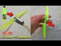 How To Make Propeller For RC Plane At Home Homemade Drone Propeller