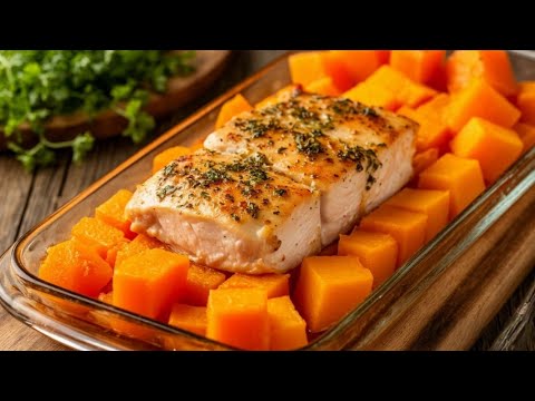 Entdecken Sie das beste KÜRBISREZEPT mit nur 2 Zutaten! Einfach und lecker! 🍂🍗