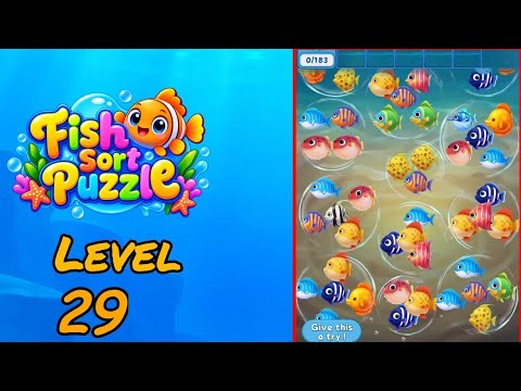 Fish Sort Puzzle Level 29 Walkthrough thumbnail