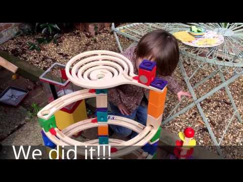 The Quadrilla Cyclone Marble Run by Sprout n Bean
