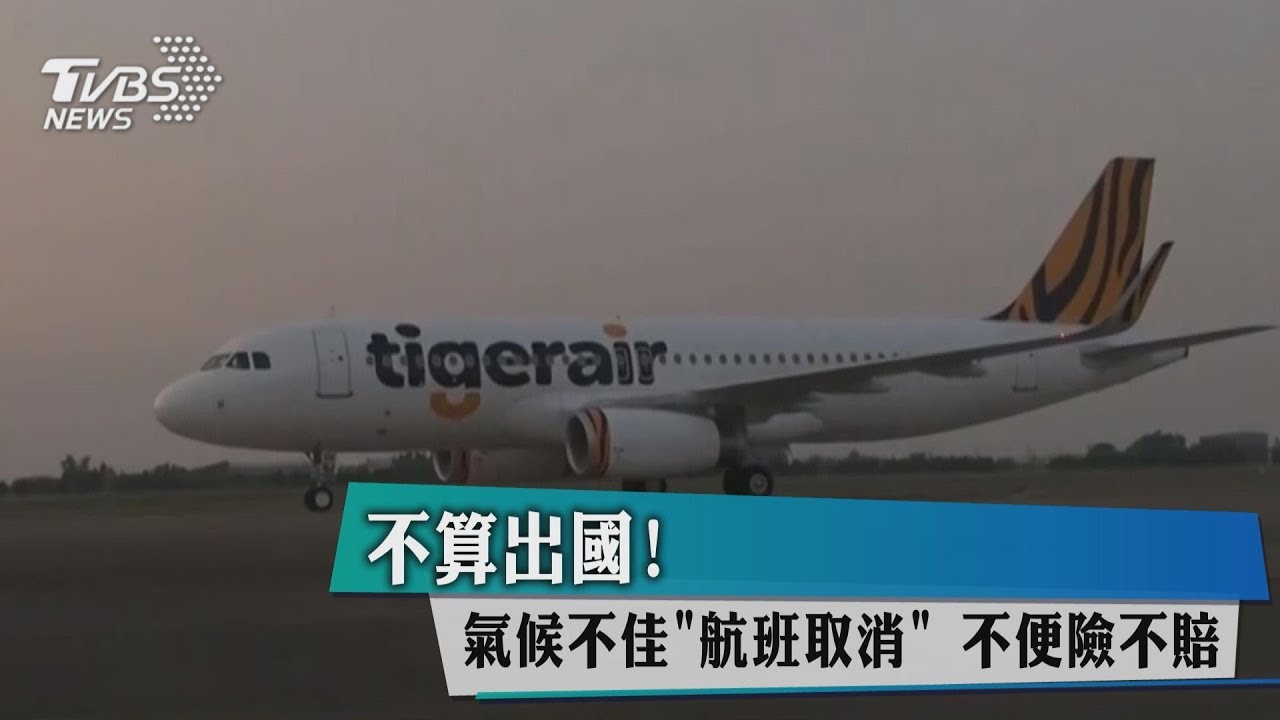 不算出國！氣候不佳航班取消　不便險不賠