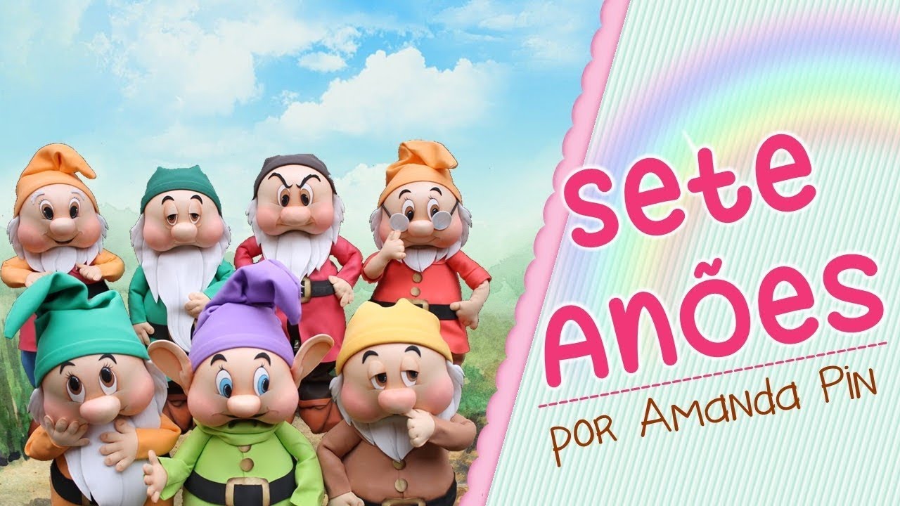 Curso Online - Sete Anões em E.V.A - Amanda Pin