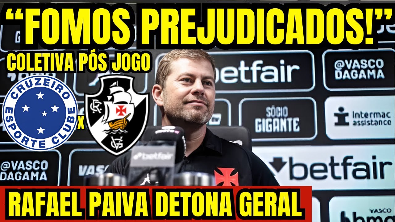 COLETIVA COM O TÉCNICO RAFAEL PAIVA - AO VIVO DIRETO DO MINEIRÃO / PÓS JOGO DO VASCO