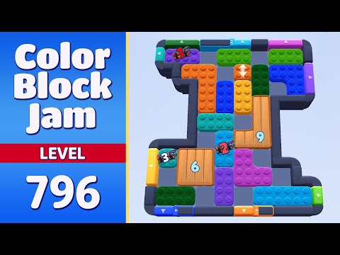 Color Block Jam Level 796 | Every Puzzle Solved! 🎯