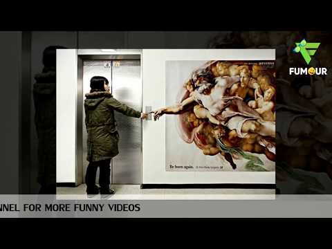 Most Clever and Creative Elevator Ads | Funniest Advertisements on Elevators Video