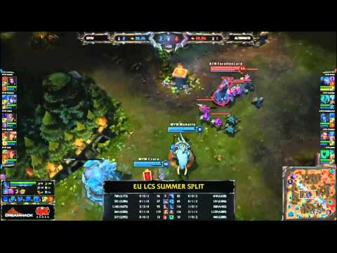 League of Legends - Eu Lcs Summer Split - MYM vs ATN (week 1 - 2013)