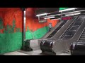 Sweden Stockholm Subway Ride From Kista To Solna Centrum