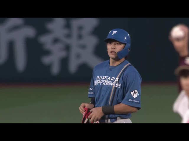 【1回表】4番の一打で先制!! ファイターズ・野村佑希 初回に先制のタイムリー2ベース!! 2025年4月10日 東北楽天ゴールデンイーグルス 対 北海道日本ハムファイターズ