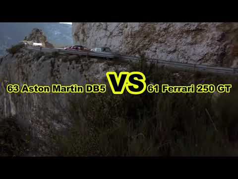 Thumbnail for shorts Aston Martin DB5  vs  Ferrari 250 Gt by Aston Martin, Ferrari, Ferrari 250, video, Car, vide