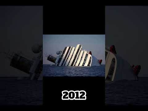 Evolution of Costa Concordia (old) #costaconcordia