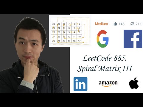 LeetCode 885: Spiral Matrix III - Interview Prep Ep 33