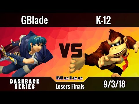 [Dashback 3] - Melee Singles - GBlade (Marth) vs ARK | K-12 (Donkey Kong) - Losers Finals
