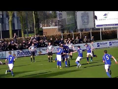 Doelpunt SV Venray JO19-1 vs. VV. Gemert JO19-1 - 1-0 | 16/17