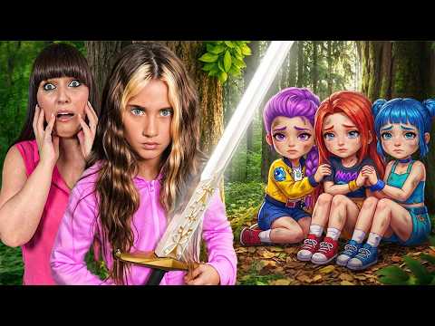 WE SAVED BABY HUNTRIX WITH KPOP DEMON HUNTERS IN OUR HOUSE! Who kidnapped them?