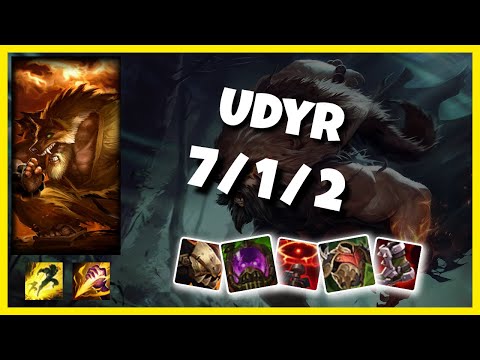 Udyr vs Kha'Zix EU Challenger JUNGLE (7/1/2) - v11.4