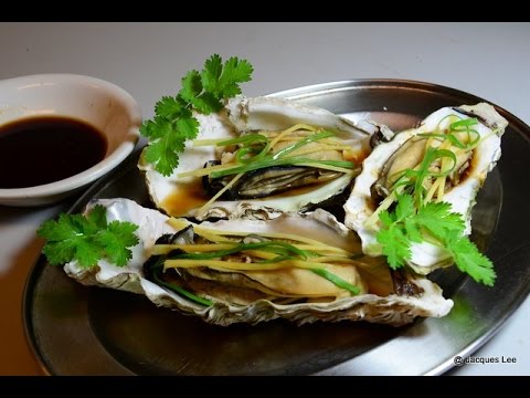Fresh Oyster :  Steamed with Ginger Sauce