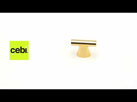 Миниатюра изображения товара Ручка для мебели Cebi A4119 MP11 (16мм, глянцевое золото)