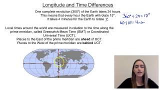 Longitude and Time Differences