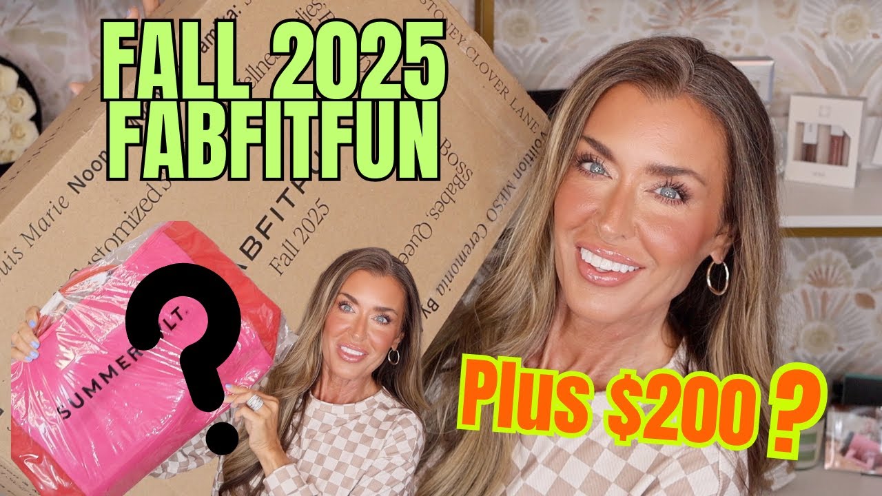 FabFitFun Fall paid box plus $200 of free things | Fall Fab Fit Fun Unboxing | Hotmess Momma md