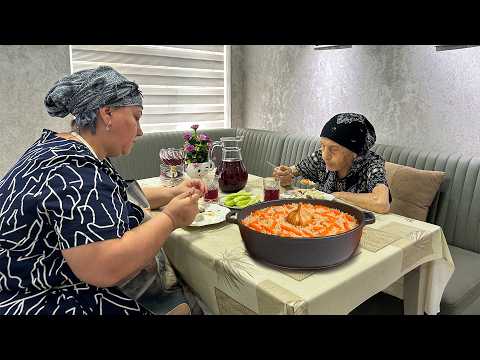 Cooking Traditional Uzbek Pilaf | Easy & Tasty Recipe