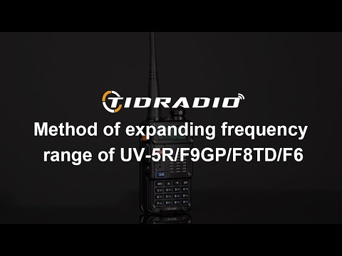 Method of expanding frequency range of UV-5R/F9GP/F8TD/F6