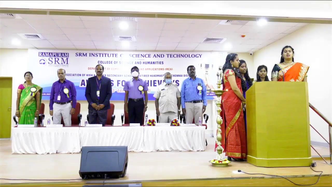 Achiever's Award 2022 || MCA SRMIST RAMAPURAM