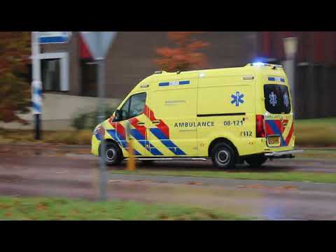 A1 08 - 121 met spoed naar het Radboud in Nijmegen