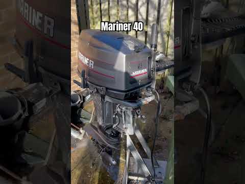 Mercury Mariner 40hp 2 Stroke 6E9 Outboard Test Run #outboard #mercury #mariner #2stroke #yamaha