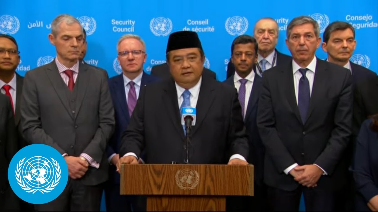 Safety & Security of UN Peacekeepers - Joint Media Stakeout | United Nations