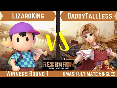 Rex Baron 3 Winners Round 1 - LizardKing (Ness) Vs. DaddyTallLegs (Zelda)