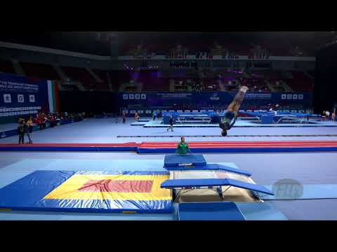HAGARTY Carina (AUS) W - 2022 Trampoline Worlds, Sofia (BUL) - Q Double Mini Exercise 2