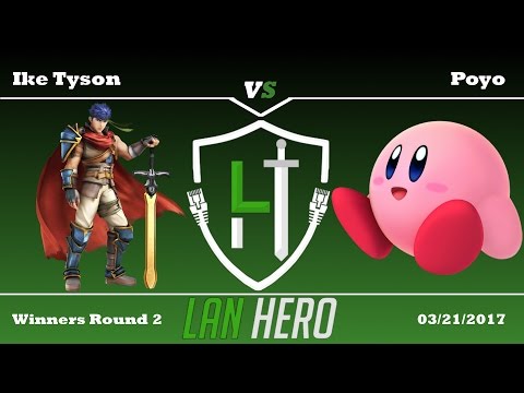LAN Hero Tuesday #20 Ike Tyson (Ike) Vs Poyo (Kirby, Luigi) - Winners R2