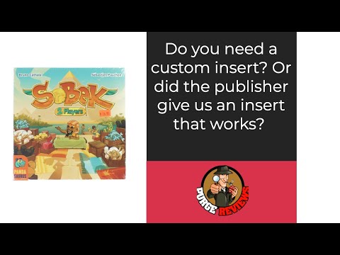 The Purge: # 5249  Sobek: 2 Players: We take a look at a custom insert