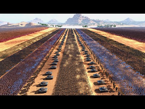 3,000,000 ORC WARRIOR vs 160,000 MODERN SOLDIERS & TROLL - Epic Battle Simulator 2 - UEBS 2