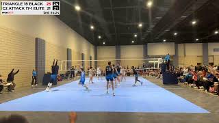 Triangle Boys 18-Black volleyball video
