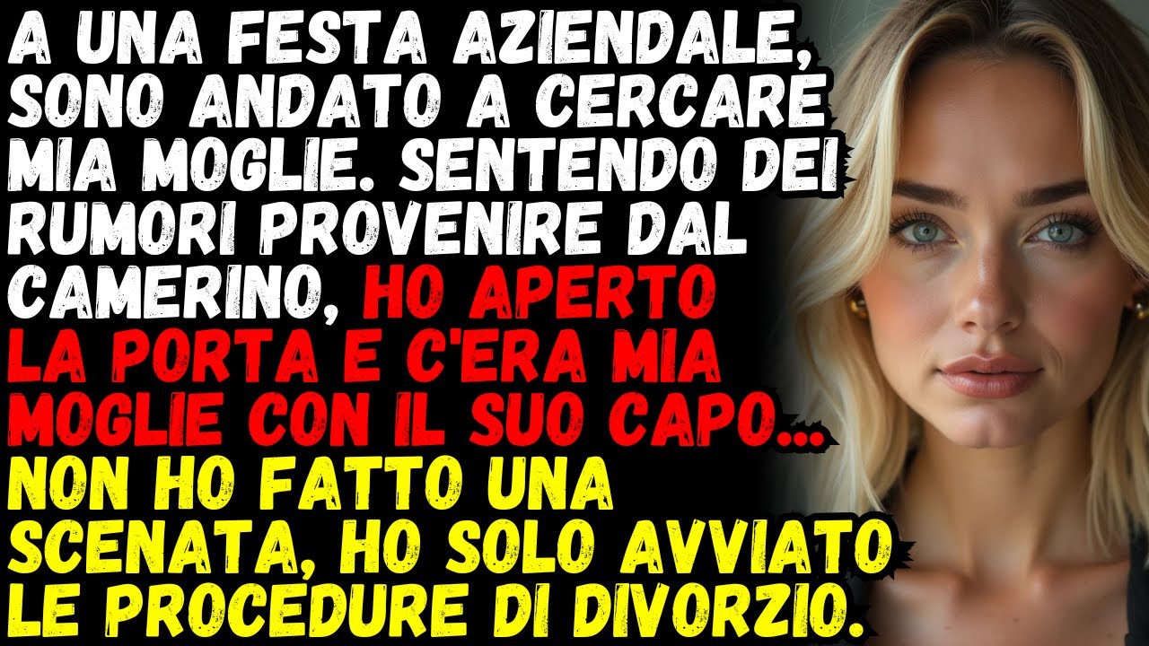 Alla Festa, Mia Moglie È Scomparsa. Quando L'ho Trovata Nel Camerino Con Il Suo Capo