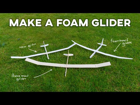 How to make a foam free flight glider | Cheap and fast glider build