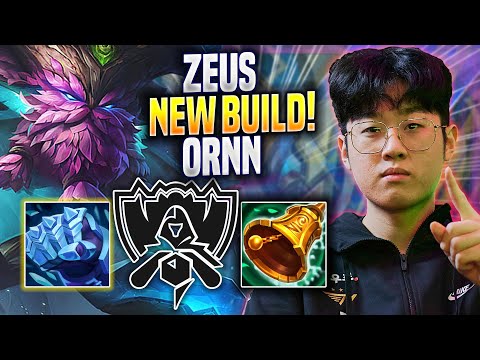 ZEUS TRIES NEW ORNN BUILD! - T1 Zeus Plays Ornn TOP vs Fiora! | Bootcamp 2022