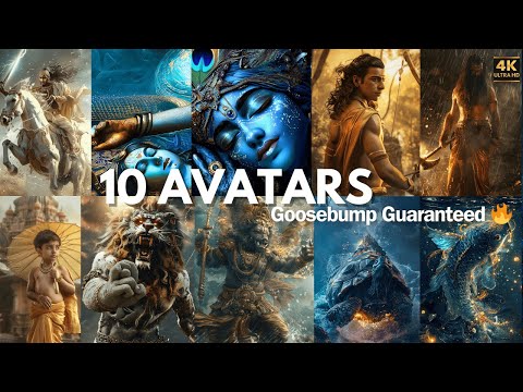 10 Avatars of Lord Vishnu |  Goosebump Guaranteed 🔥 | #krishna #lordkrishna