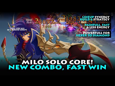 SAINT SEIYA AWAKENING NEW LINEUP COMBO SCORPIO MILO FOR PVP | FAST WIN & LESS ENERGY!!