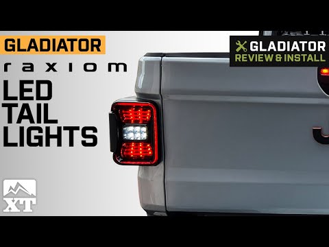 Jeep Gladiator JT Raxiom LED Tail Lights Review & Install
